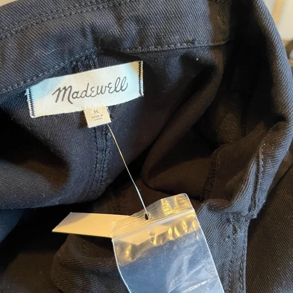 NWT Madewell size M signature Coverall jumpsuit in black - Picture 8 of 13